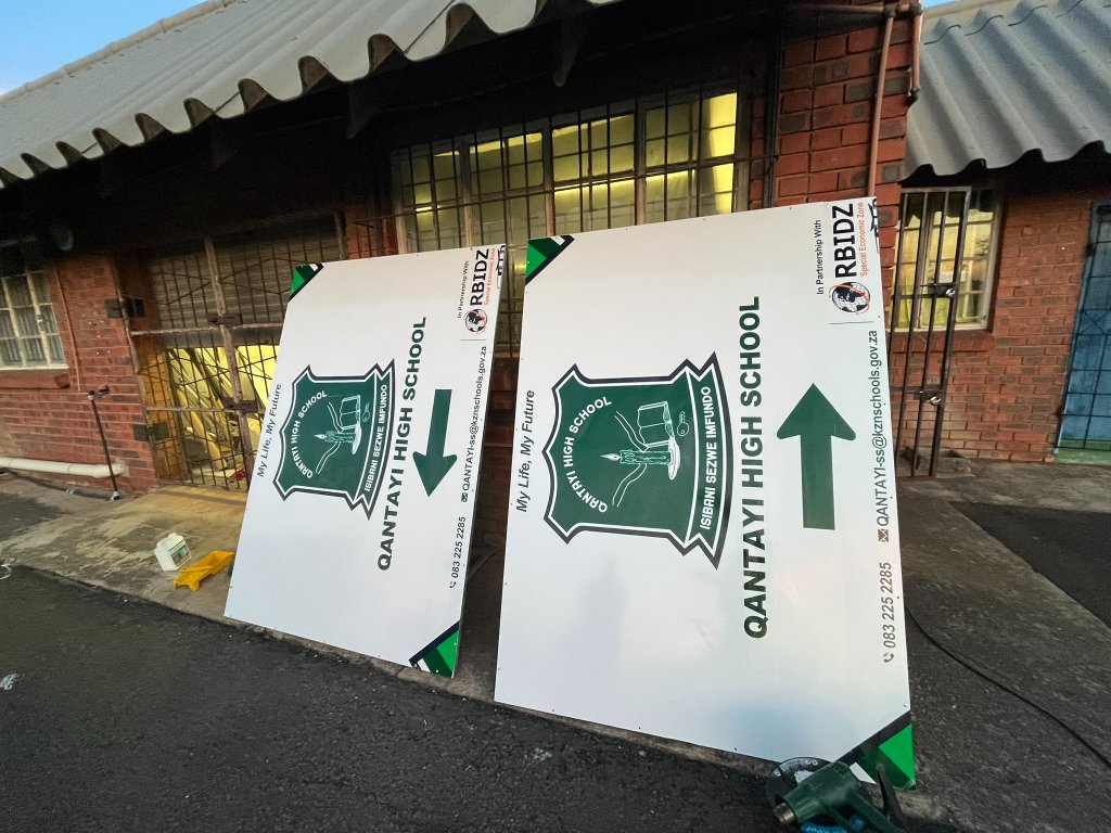 School signage